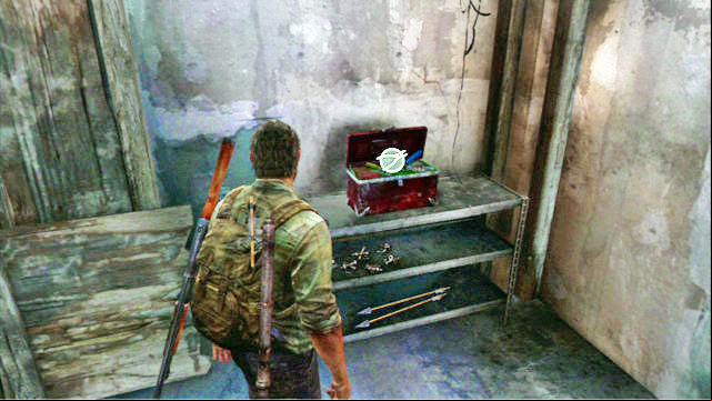 They are on one of the shelves in Bills weapon stash - The Last of Us: Bills Town, Training manuals, tools - Training manuals and tools - The Last of Us Guide