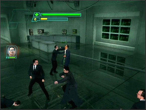 We find another room full of Smiths - Tuned Out - Walkthrough - The Matrix: Path of Neo - Game Guide and Walkthrough