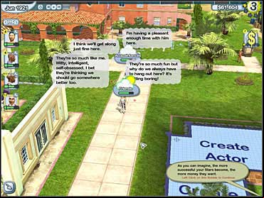 You won't regret making your stars each others' friends. - Welcome to the Biz - Behind the scenes - The Movies - Game Guide and Walkthrough