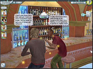 Nothing like a bar chit-chat. - Releasing a Movie - Behind the scenes - The Movies - Game Guide and Walkthrough
