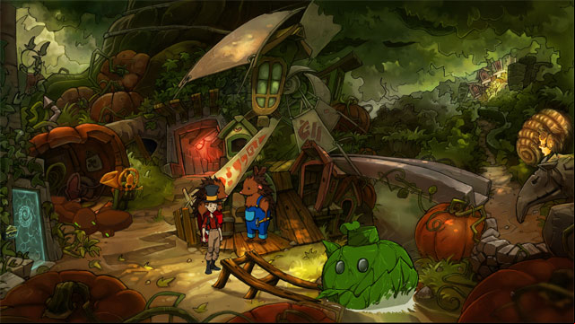 Now talk to Hedgehog Brothers - Adventure in Mousewood - Walkthrough - The Night of the Rabbit - Game Guide and Walkthrough
