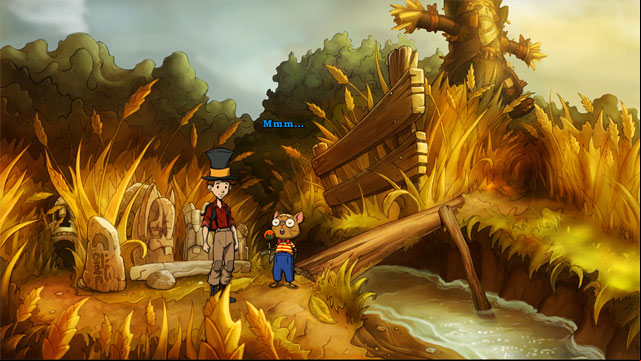 Talk with Humbert - Adventure in Mousewood - Walkthrough - The Night of the Rabbit - Game Guide and Walkthrough