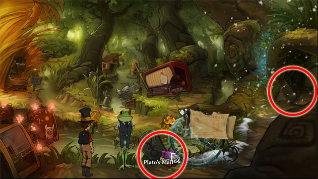 Mailman Plato appears here - Adventure in Mousewood - Walkthrough - The Night of the Rabbit - Game Guide and Walkthrough
