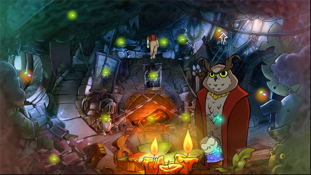 Now go up to age to next location - The four portals: rockwhisper and greengrow spells - Walkthrough - The Night of the Rabbit - Game Guide and Walkthrough