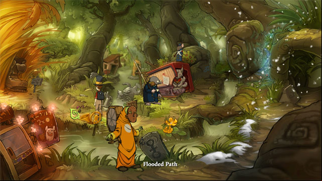 Once again go to radio station - The four portals: fox's cunning and glimmer of hope spells - Walkthrough - The Night of the Rabbit - Game Guide and Walkthrough