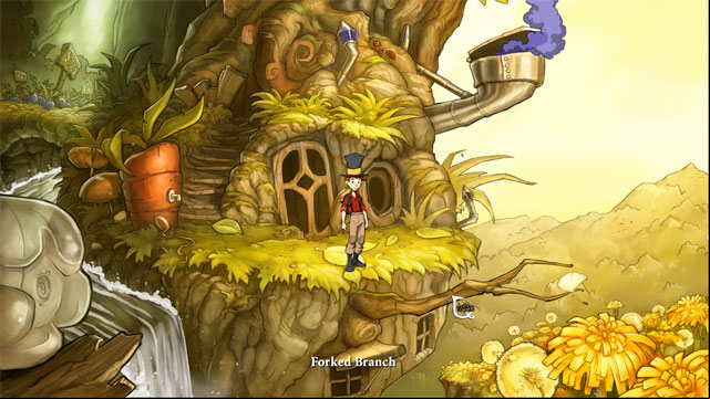 Use mug with logo on really huge beet with tap and you will get mug with beet syrup - The four portals: fox's cunning and glimmer of hope spells - Walkthrough - The Night of the Rabbit - Game Guide and Walkthrough