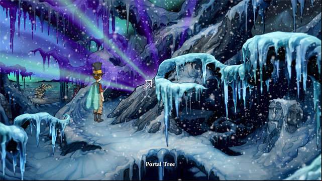 The portal will open - use it to go back - The four portals: fox's cunning and glimmer of hope spells - Walkthrough - The Night of the Rabbit - Game Guide and Walkthrough