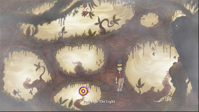 Open inventory and select magic coin with hole - Final fight - Walkthrough - The Night of the Rabbit - Game Guide and Walkthrough