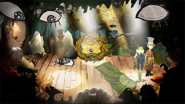 On the left side it will uncover voice tube - use it - Final fight - Walkthrough - The Night of the Rabbit - Game Guide and Walkthrough