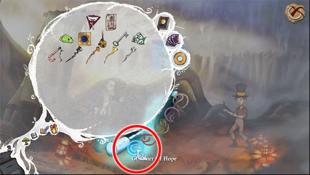 Now fast open inventory and select spell in the same color as his - Final fight - Walkthrough - The Night of the Rabbit - Game Guide and Walkthrough
