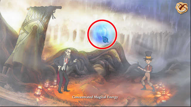 Now use your spell on his spell - Final fight - Walkthrough - The Night of the Rabbit - Game Guide and Walkthrough