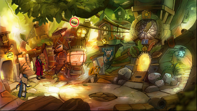 Town center - 1 dewdrop - Dewdrops - Collector - The Night of the Rabbit - Game Guide and Walkthrough