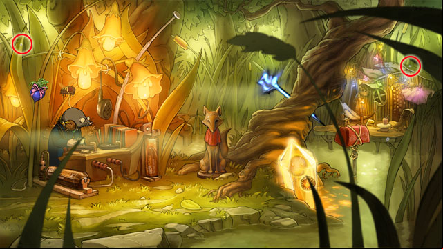 Swamp - 2 dewdrops - Dewdrops - Collector - The Night of the Rabbit - Game Guide and Walkthrough
