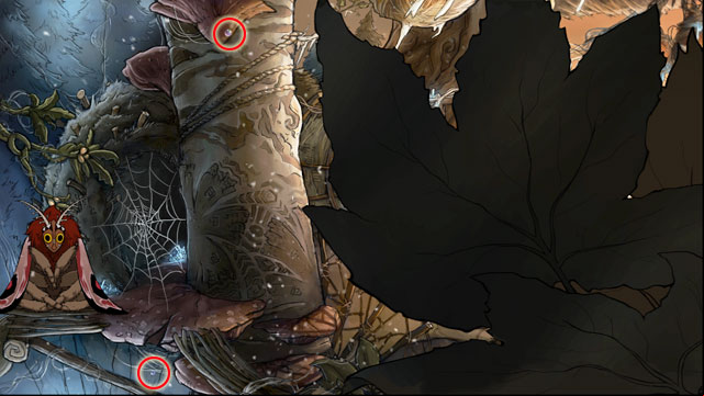Temple of the moths - 2 dewdrops - Dewdrops - Collector - The Night of the Rabbit - Game Guide and Walkthrough
