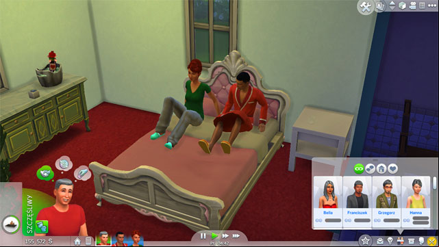 Tightening the relationship, of course, gives you the access to the more spicy interactions, such as kisses or WooHoo that may take place in bed, but also in the rocket, observatory or some other places - Interactions between Sims | The Sim Environment - The Sim Environment - Sims 4 Guide