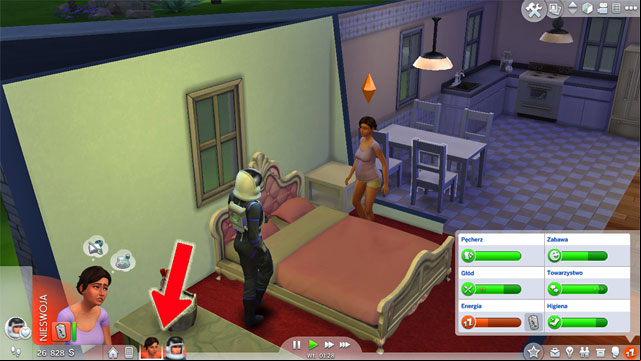 After you move in, as a result of the decision to move in together or marry, you also take control over your Sims partner and from now on, you control two Sims - Interactions between Sims | The Sim Environment - The Sim Environment - Sims 4 Guide