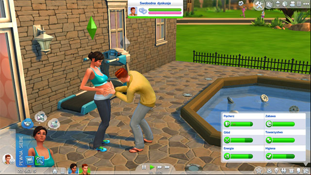 The duration of the pregnancy is 3 days - each day is another trimester, At first, the Sim woman feels uncomfortable, due to her morning nausea - Parenthood | The Sim Environment - The Sim Environment - Sims 4 Guide