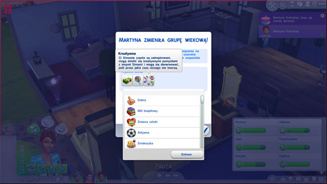After you turn from a teen to a young adult, you select the last trait - Parenthood | The Sim Environment - The Sim Environment - Sims 4 Guide