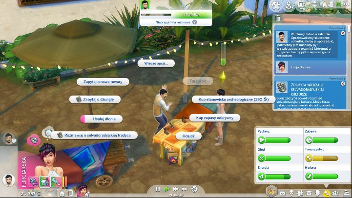 The vendors sell a lot of useful items. - The Sims 4: Exploring the Jungle - marketplace, poison and antidote - The Sims 4: Jungle Adventure - Sims 4 Guide