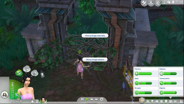 Clearing the way using your hands is not a good idea. - The Sims 4: Exploring the Jungle - marketplace, poison and antidote - The Sims 4: Jungle Adventure - Sims 4 Guide