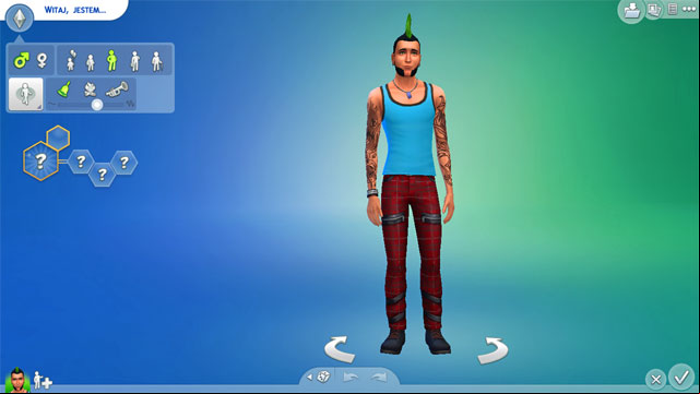 This page of The Sims 4 guide focuses on the process of creating Sims - The Sims 4: At the outset - creating stages - Creating a Sim - Sims 4 Guide