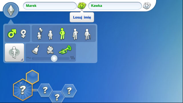 This page of The Sims 4 guide focuses on choosing a name, gender, age, and voice for a newly created Sim - The Sims 4: Name, gender, age, voice - Creating a Sim - Sims 4 Guide