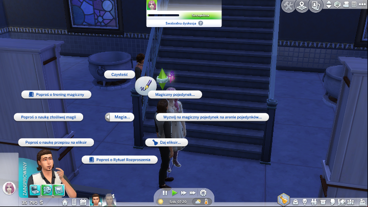 You can start a magical duel with any other Sim-spellcaster. - The Sims 4 Realm of Magic: Spellcaster duels - how to start? - The Sims 4: Realm of Magic - Sims 4 Guide