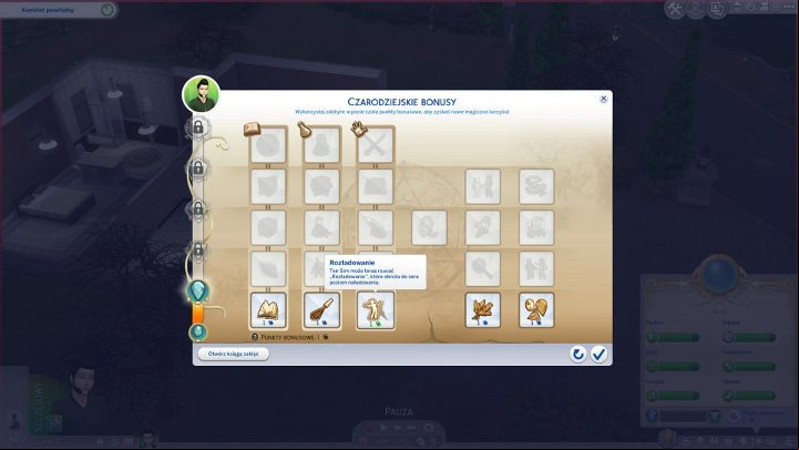 Magic bonuses improve your character. - The Sims 4 Realm of Magic: Wizards - a new race, raise a rank, magic bonuses - The Sims 4: Realm of Magic - Sims 4 Guide
