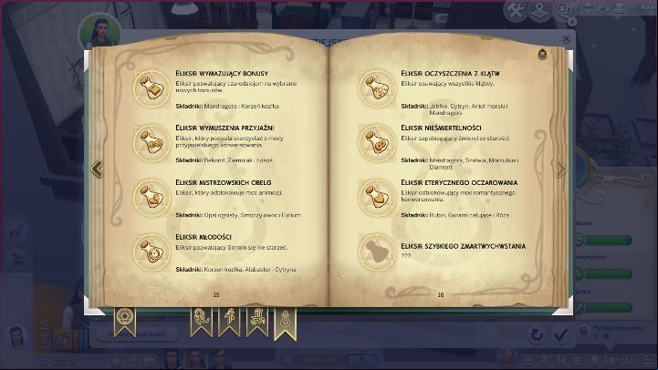 If the selected magic bonuses do not suit you, you can return all the bonus points spent - The Sims 4 Realm of Magic: Wizards - a new race, raise a rank, magic bonuses - The Sims 4: Realm of Magic - Sims 4 Guide