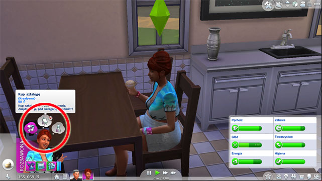 Sims have their whims that are displayed right above their heads, on the bottom - The Sims 4: Wants, satisfaction and shop with rewards - Sims life - Sims 4 Guide