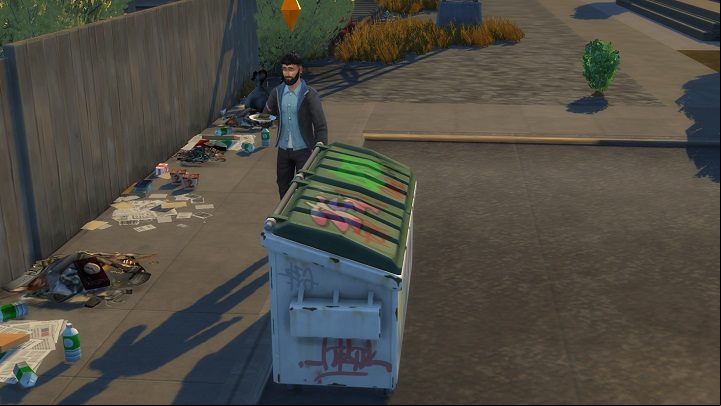Unfortunately, the industrial footprint is associated with more garbage. - The Sims 4 Eco Lifestyle: Eco footprint - green or industrial, how to reach? - The Sims 4: Eco Lifestyle - Sims 4 Guide