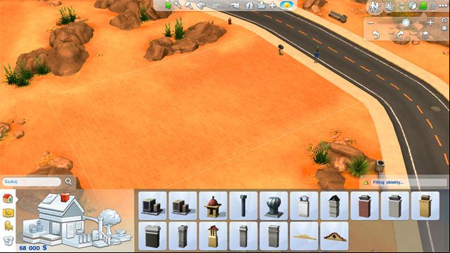 This way you will get an empty lot - The Sims 4: Moving your family in - The house - Sims 4 Guide