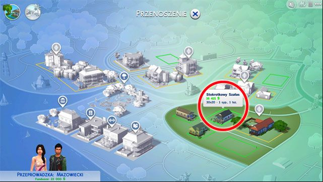 You can also select one of the already existing houses - The Sims 4: Moving your family in - The house - Sims 4 Guide