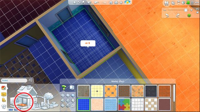 Do the same for floors - The Sims 4: Stages of building a house - The house - Sims 4 Guide