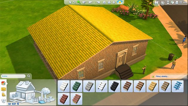 If that is not enough for you, or you just want to build your house upwards instead of sideways, you can build another (and then yet another) floor - The Sims 4: Expanding a house - The house - Sims 4 Guide
