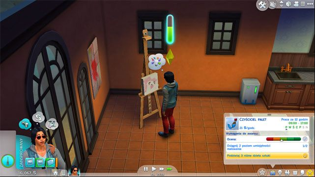 You also need to learn the 2nd level of Painting - The Sims 4: Painter - promotion, working hours, earnings - Careers / jobs tracks - Sims 4 Guide