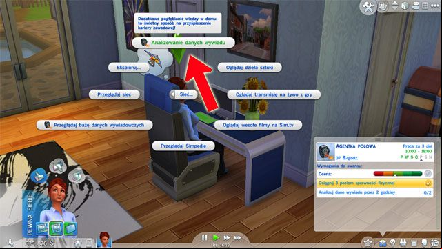 You will be promoted to the Field Agent (4) position - The Sims 4: Secret Agent - promotion, working hours, earnings - Careers / jobs tracks - Sims 4 Guide