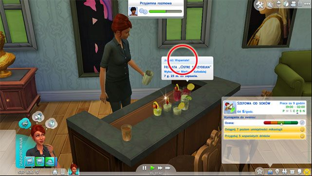 You will become a Juice Boss (7 B) - The Sims 4: Culinary - promotion, working hours, earnings - Careers / jobs tracks - Sims 4 Guide