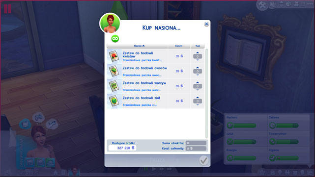 Use your computer to choose the Buy seeds - The Sims 4: Gardening - tips - Skills - Sims 4 Guide