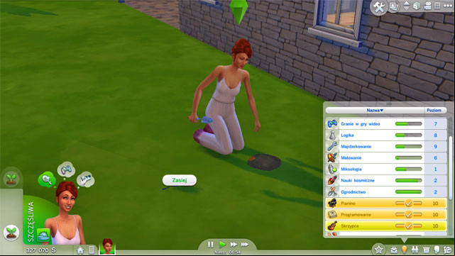 You have to use a part of the area around your house to make a garden - The Sims 4: Gardening - tips - Skills - Sims 4 Guide