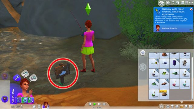 You will learn this skill by practicing fishing although you can also use some books - The Sims 4: Fishing - tips - Skills - Sims 4 Guide