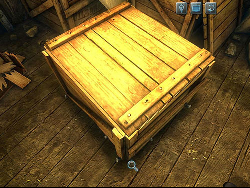 Then, look at chest in the middle of room - Search the Shed | Slaughter in Whitechapel - Slaughter in Whitechapel - The Testament of Sherlock Holmes Game Guide