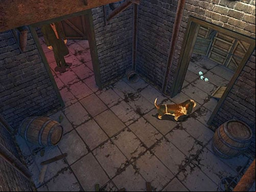 In the next hall go through another open door to a small room full of crates - Go to the Factory Site and Find Henry | Accident at Stinging Street - Accident at Stinging Street - The Testament of Sherlock Holmes Game Guide