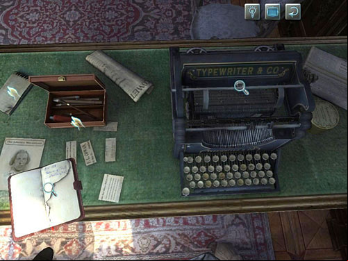 Take a brush from a pencil box - Read a Note | O. Farleys Office - O. Farleys Office - The Testament of Sherlock Holmes Game Guide