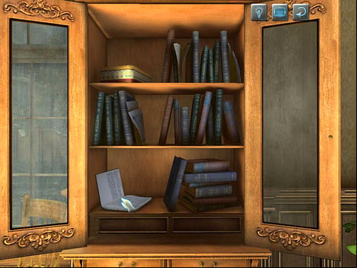 Take a Greek book (bottom shelf on left) - Find James Desk and Open a Cupboard | Explosion in Becketts Residence - Explosion in Becketts Residence - The Testament of Sherlock Holmes Game Guide