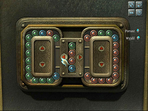 Move green, 2 red and blue beads on the left - Open the Safe | Explosion in Becketts Residence - Explosion in Becketts Residence - The Testament of Sherlock Holmes Game Guide