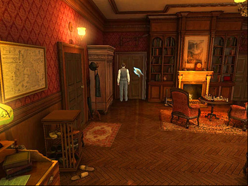 Now you can go to Watsons room - Find Clues about Holmes Location | Hideout in Whitechapel - Hideout in Whitechapel - The Testament of Sherlock Holmes Game Guide
