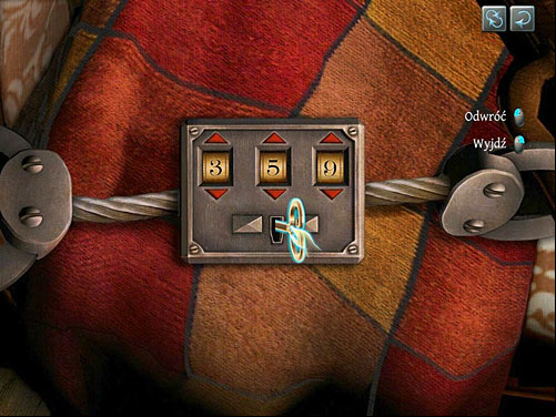 Put it into handcuffs lock and set a code 3-5-9, and turn the key - Open a Case | Hideout in Whitechapel - Hideout in Whitechapel - The Testament of Sherlock Holmes Game Guide