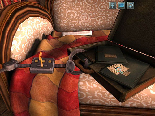 In case you find a train ticket for Londons suburbies (click it) - Open a Case | Hideout in Whitechapel - Hideout in Whitechapel - The Testament of Sherlock Holmes Game Guide