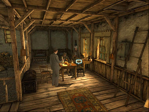 Try to talk with three Russians inside - with Anarchists | A Fire in Sawmill - A Fire in Sawmill - The Testament of Sherlock Holmes Game Guide